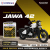 Ceramic Brake Pads For Jawa 42 - Front - CRM479 - 1 Set - CRANK1