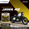 Ceramic Brake Pads For Jawa 42 - Rear - CRM359 - 1 Set - CRANK1