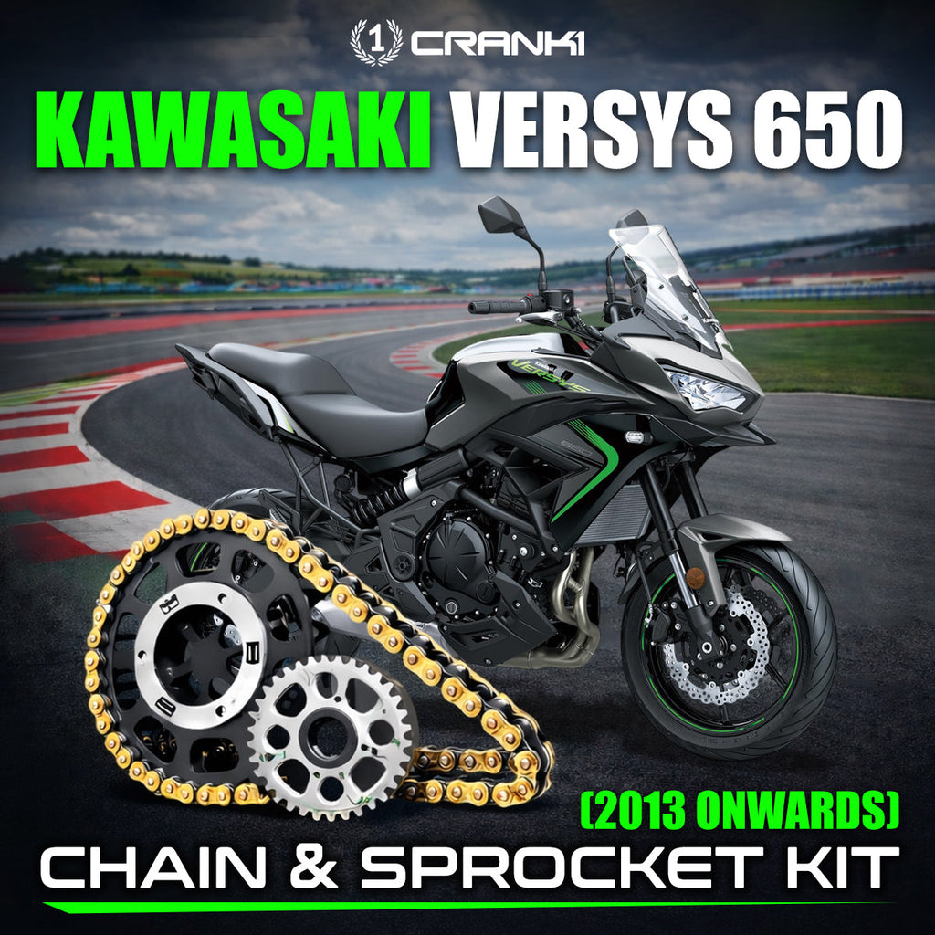 Chain And Sprocket Kit For Kawasaki Versys 650 (2013 Onwards) - CRANK1