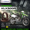 Fork Oil Seals Pair For Kawasaki KLX300R (2023 Onwards) - CPF55-123 - CRANK1