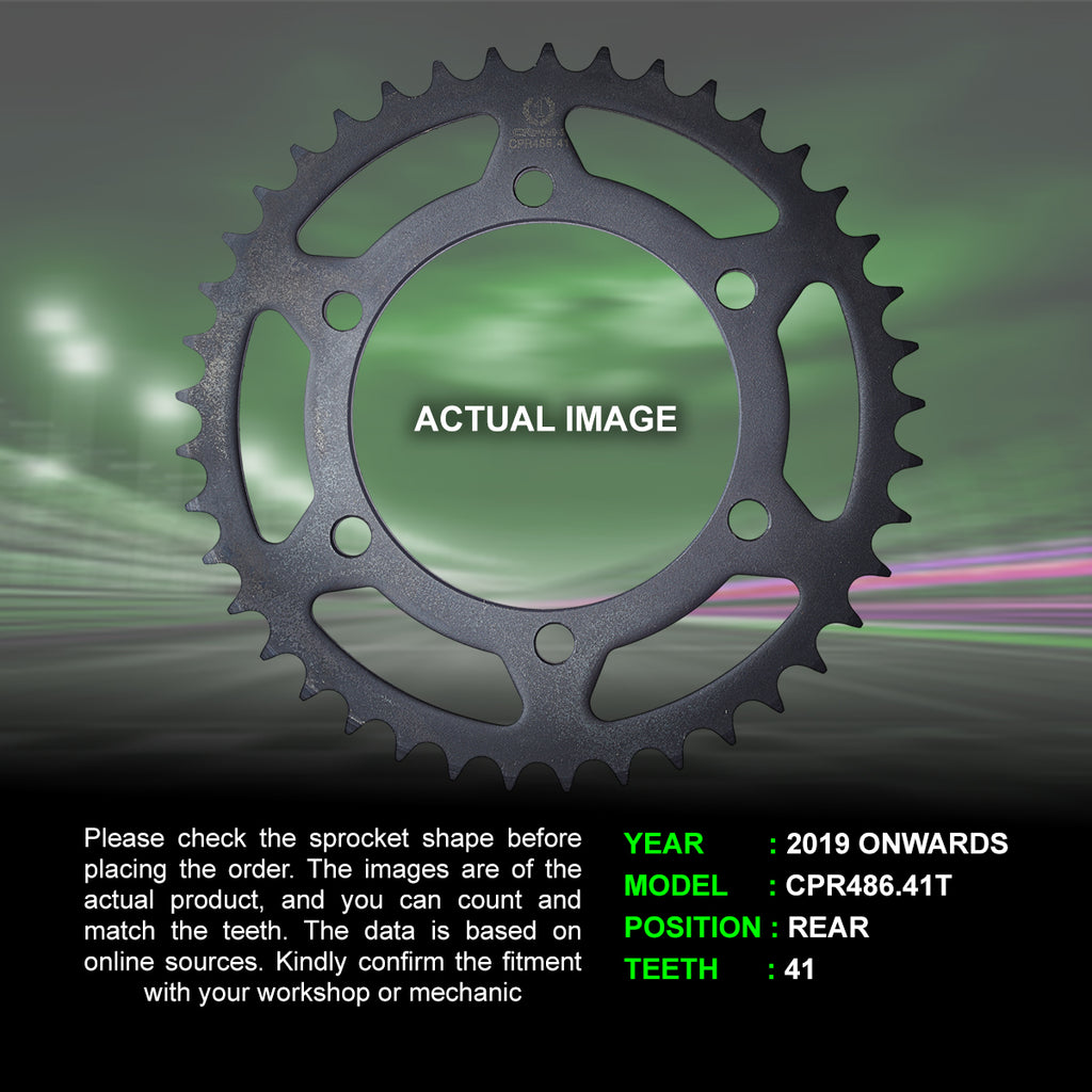Chain And Sprocket Kit For Kawasaki Z400 (2019 Onwards) - CRANK1