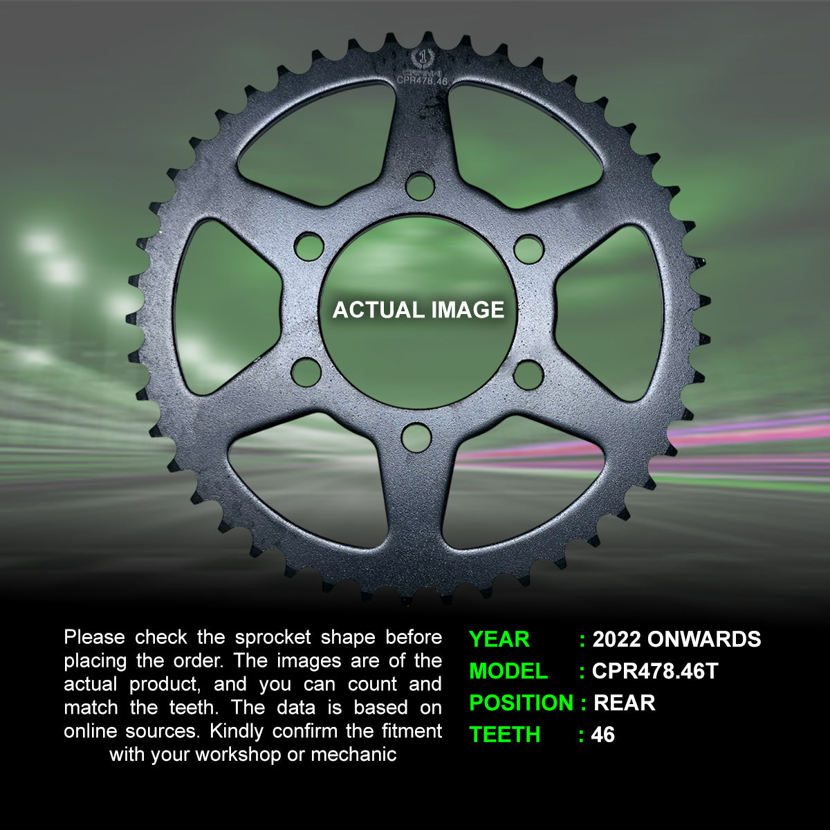 Chain And Sprocket Kit For Kawasaki Z650 RS (2022 Onwards) - CRANK1