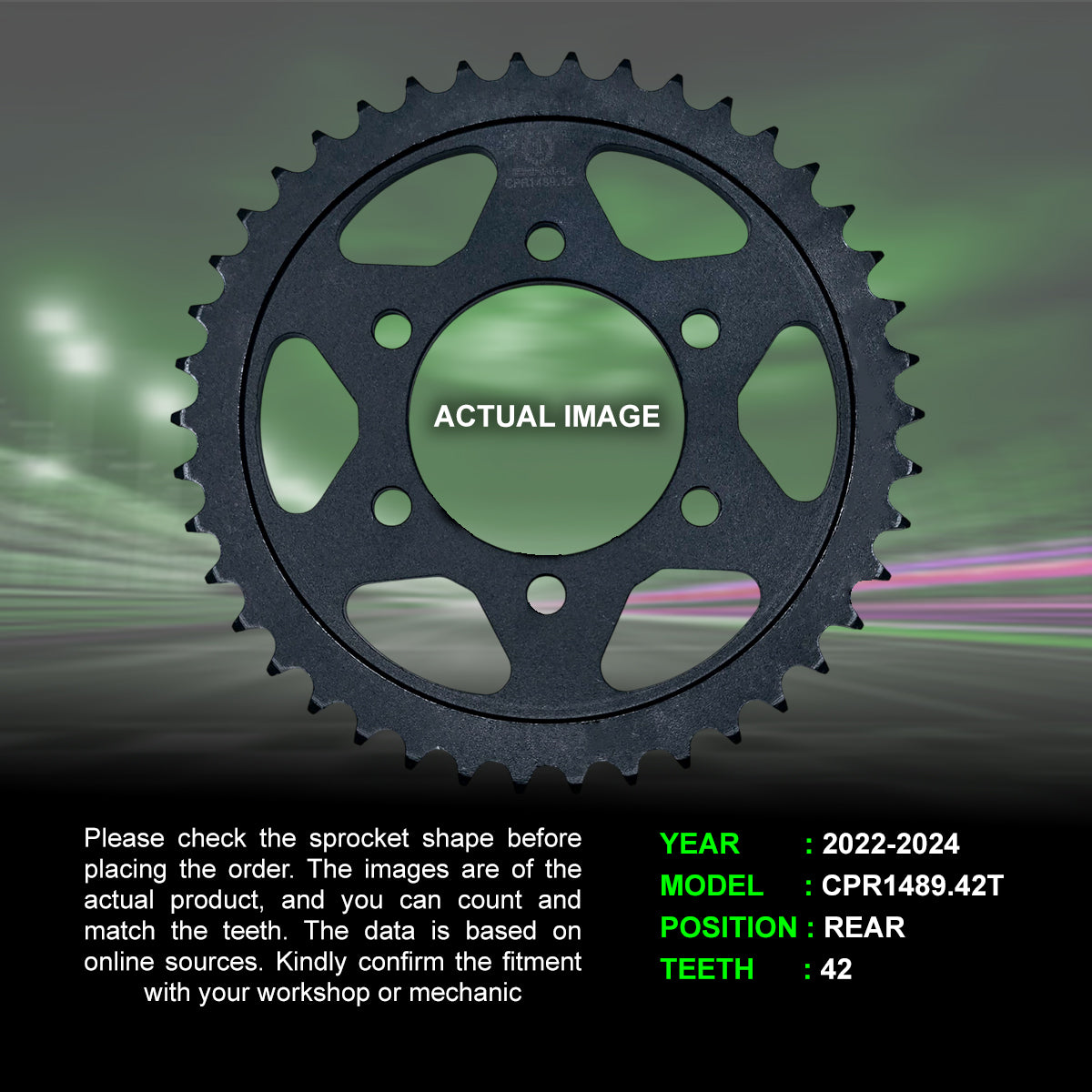 Chain And Sprocket Kit For Kawasaki Z900 (2022-2024) - CRANK1