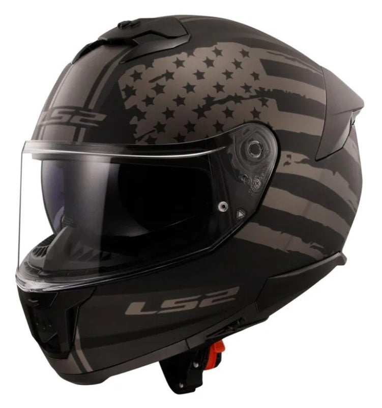 LS2 FF320 Stream II Flag Matt Black Grey – Bachoo Motor & Cycle Company