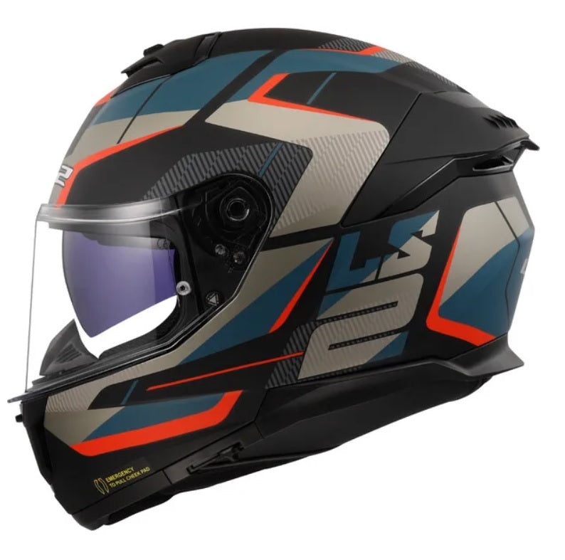 LS2-FF320 Stream II Road Matt Black Blue