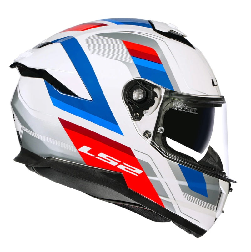 LS2 FF320 Stream II Vintage White Blue Red