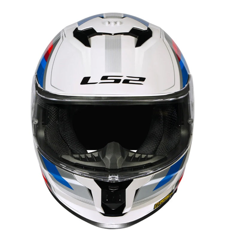 LS2 FF320 Stream II Vintage White Blue Red