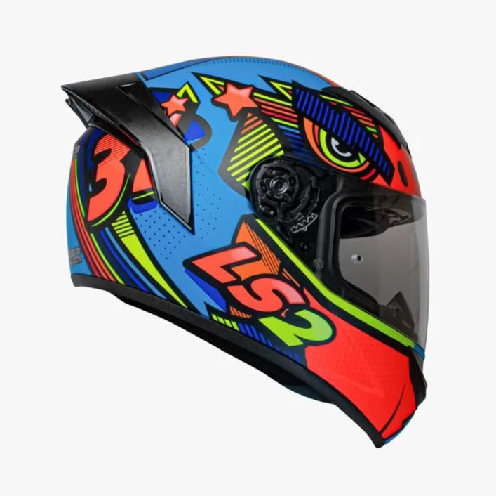 LS2 FF352 Rookie Khan Matt High Viz Orange