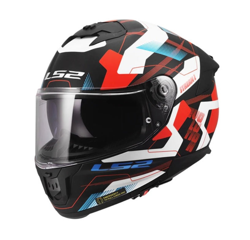 LS2 FF320 Stream II Mika White Red Blue