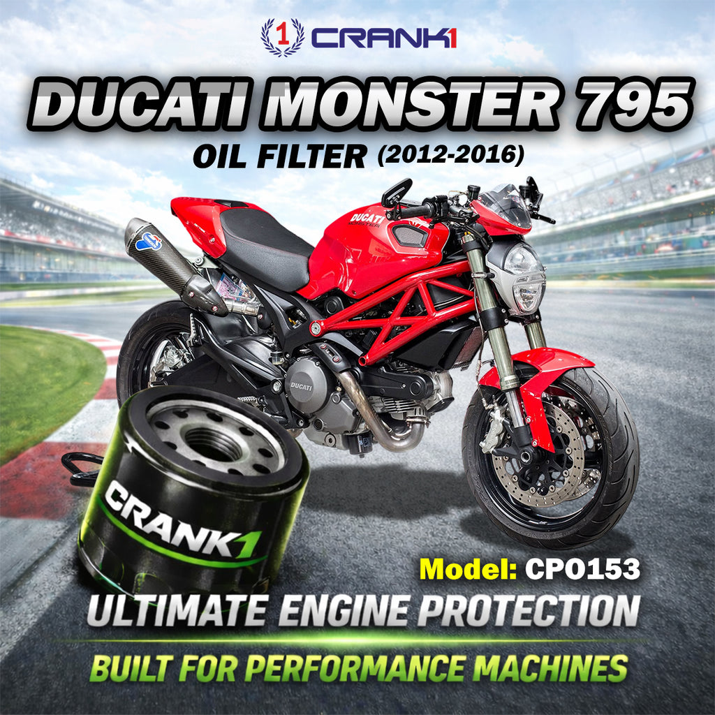 Oil Filter For Ducati Monster 795 (2012-2016) - CPO153 - CRANK1