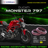 Fork Dust Seals Pair For Ducati Monster 797 (2017-2018) - CPD57-102 - CRANK1