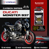 Carbon Brake Pads For Ducati Monster 937 (2023 onwards) - Rear - CFB312 - 1 Set - CRANK1