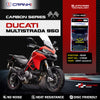 Carbon Brake Pads For Ducati Multistrada 950 (2017 Onwards) - Rear - CFB181 - 1 Set - CRANK1