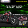 Fork Dust Seals Pair For Harley Davidson Night Rod (2006 Onwards) - CPD57-108-1 - CRANK1