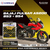 Ceramic Brake Pads For Bajaj Pulsar AS200 BS3 + BS4 - Rear - CRM359 - 1 Set - CRANK1