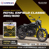 Ceramic Brake Pads For Royal Enfield Classic 350/500 - Rear - CRM359 - 1 Set - CRANK1
