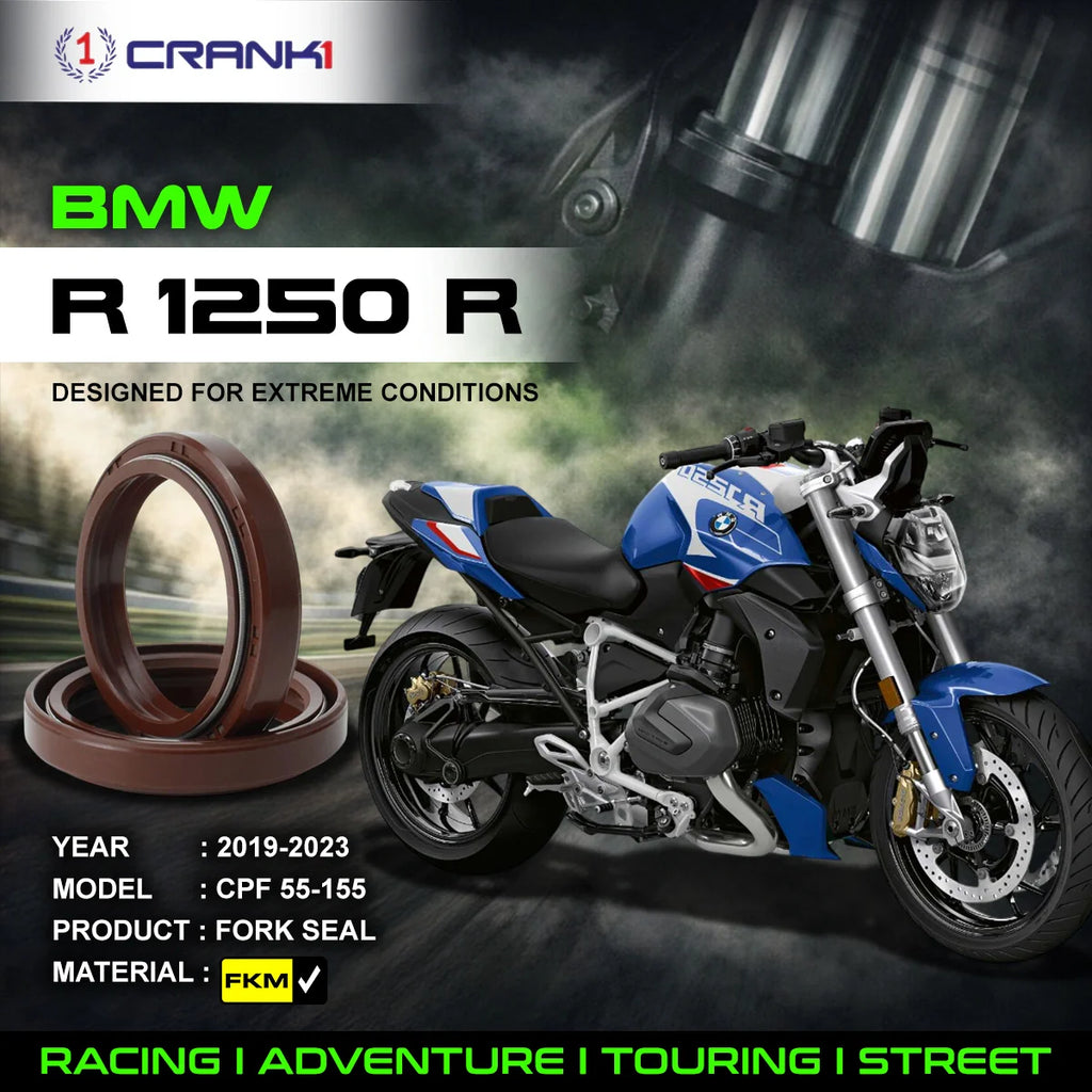 Fork Oil Seals Pair For BMW R 1250 R (2019-2023) - CPF55-155 - CRANK1