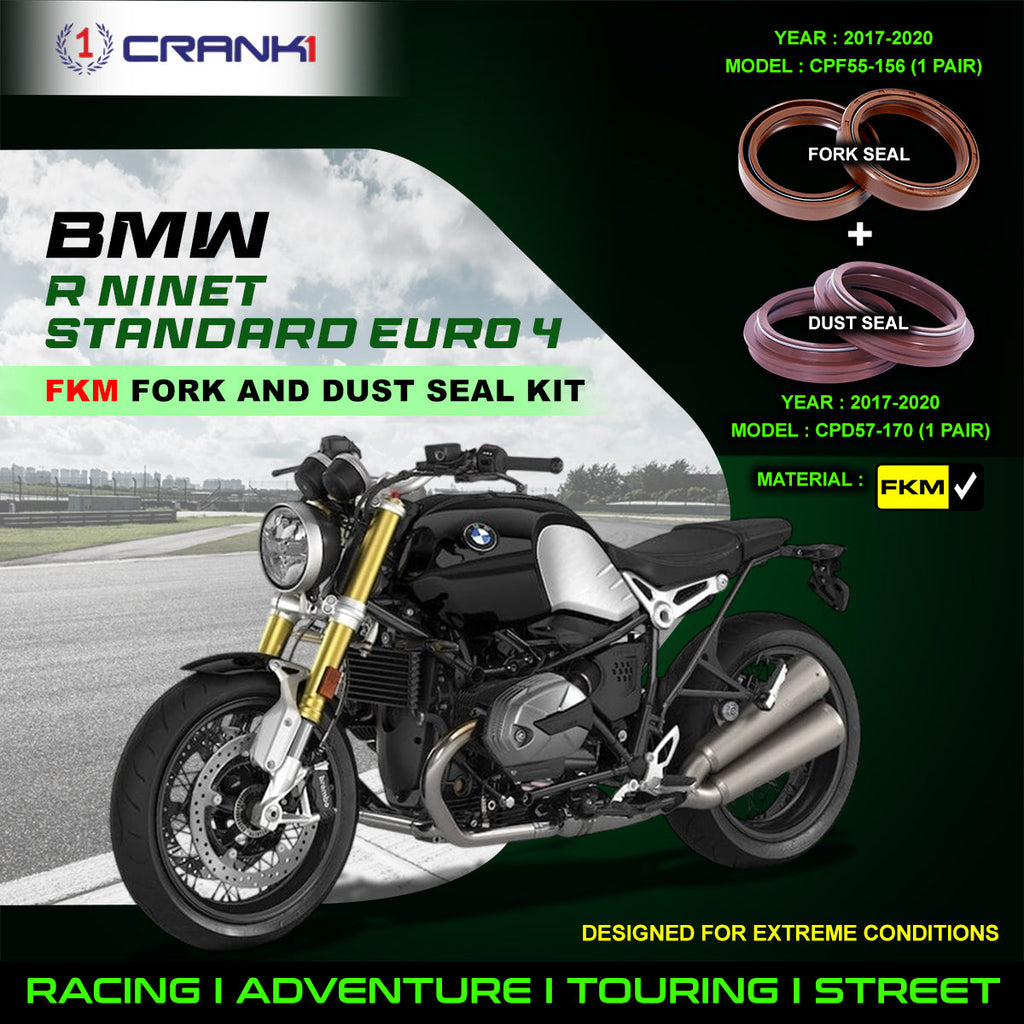 Fork And Dust Seals Kit For BMW R nineT Standard Euro 4 (2017-2020) - CRANK1