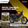 Ceramic Brake Pads For Royal Enfield Hunter 350 - Rear - CRM359 - 1 Set - CRANK1