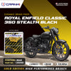 Ceramic Brake Pads For Royal Enfield Classic 350 Stealth Black - Rear - CRM359 - 1 Set - CRANK1