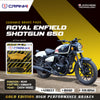 Ceramic Brake Pads For Royal Enfield Shotgun 650 (2024-2025) - Rear - CRM479 - 1 Set - CRANK1