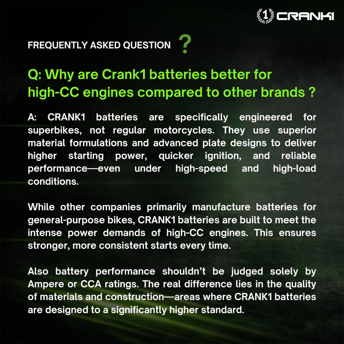 Battery For Benelli TNT 899 - CB14S - Factory Activated - CRANK1