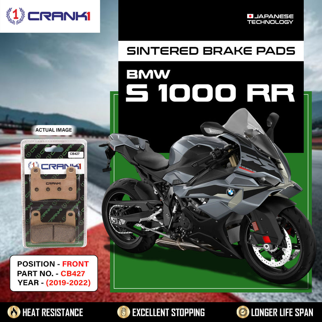 Sintered Brake Pads For BMW S 1000 RR (2019-2022) - Front - CB427 - 2 Sets Required - CRANK1