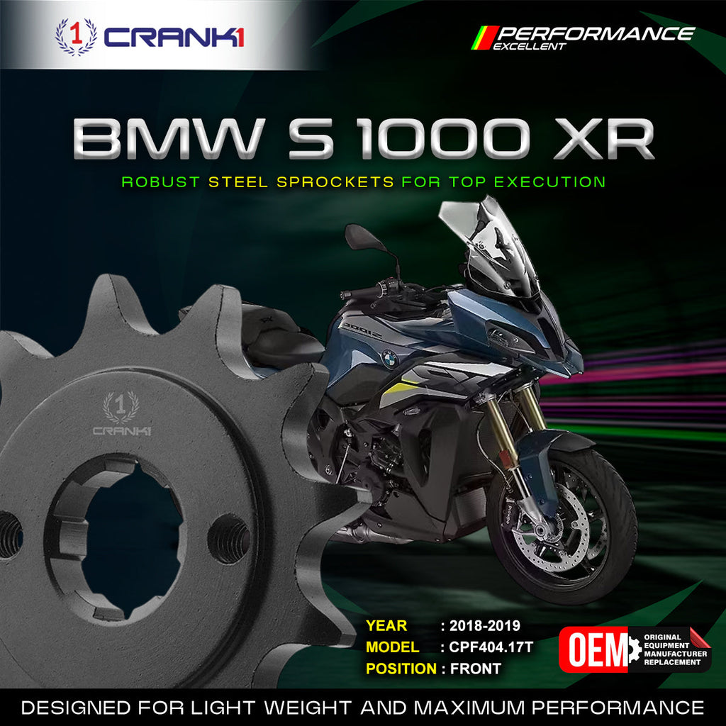 Sprocket For BMW S 1000 XR (2018-2019) - Front - CPF404.17T - CRANK1