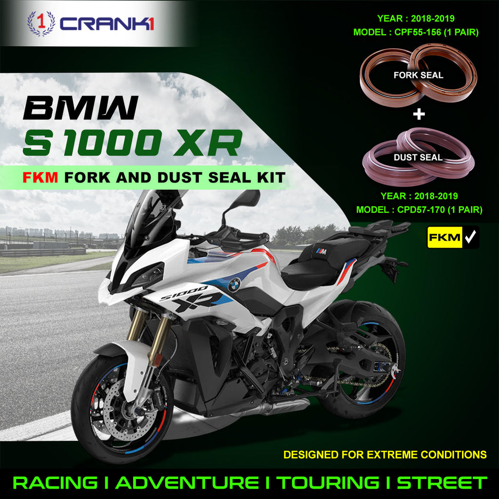Fork And Dust Seals Kit For BMW S 1000 XR (2018-2019) - CRANK1