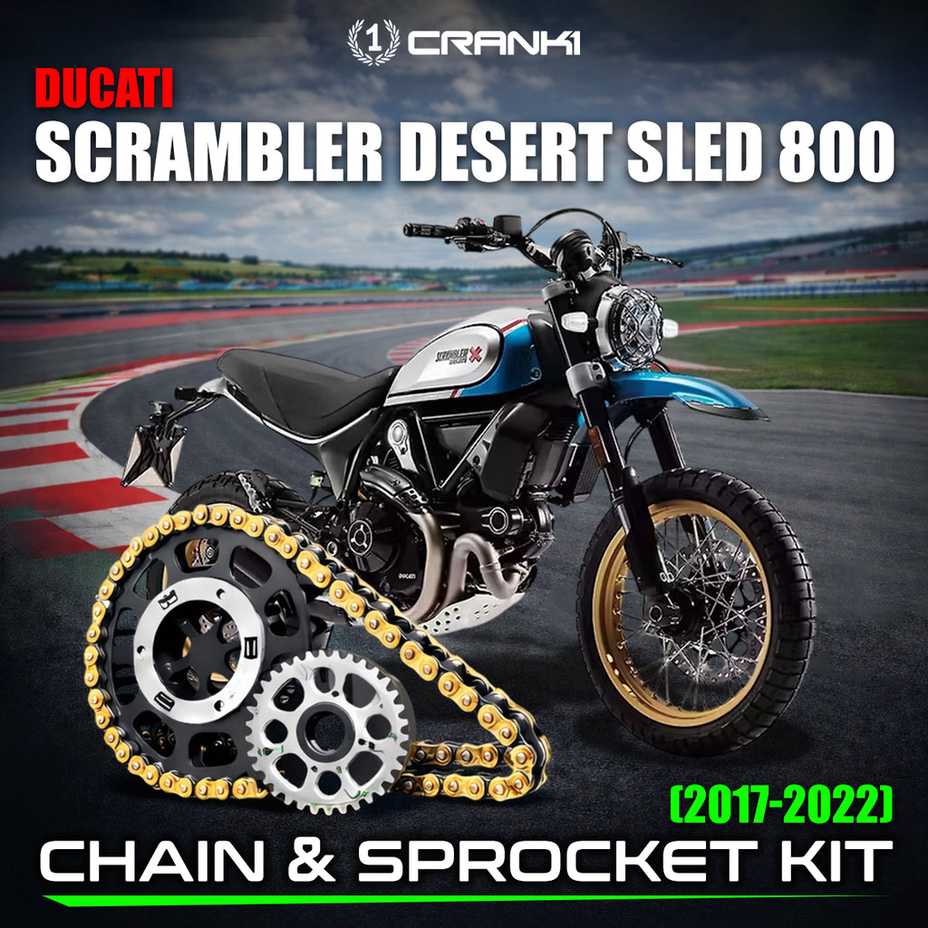 Chain And Sprocket Kit For Ducati Scrambler Desert Sled 800 (2017-2022) - CRANK1