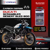 Carbon Brake Pads For Ducati Scrambler Desert Sled 800 (2017-2018) - Front - CFB036 - 2 Sets - CRANK1