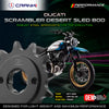 Sprocket For Ducati Scrambler Desert Sled 800 (2017-2022) - Front - CPF736.15T - CRANK1