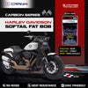 Carbon Brake Pads For Harley Davidson Softail Fat Bob (2018 Onwards) - Rear - CFB017 - 1 Set - CRANK1