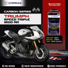 Carbon Brake Pads For Triumph Speed Triple 1200 RR (2021 Onwards) - Rear - CFB312 - 1 Set - CRANK1
