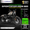 Battery For Harley Davidson Sportster Iron 883 (2012-2025) - CB14L-BS - Factory Activated - CRANK1