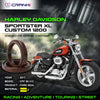 Fork Oil Seals Pair For Harley Davidson Sportster XL Custom 1200 (2017) - CPF55-113 - CRANK1