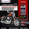 Carbon Brake Pads For Harley Davidson Sportster XL Custom 1200 (2017) - Rear - CFB452 - 1 Set - CRANK1