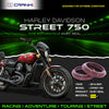 Fork Dust Seals Pair For Harley Davidson Street 750 (2014-2021) - CPD57-158 - CRANK1