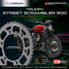 Sprocket For Triumph Street Scrambler 900 (2017-2020) - Rear - CPR32242-41T - CRANK1