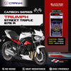 Carbon Brake Pads For Triumph Street Triple 675 R (2014-2016) - Front - CFB743 - 2 Sets - CRANK1