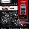 Carbon Brake Pads For Triumph Street Triple 765 RS (2018) - Rear - CFB312 - 1 Set - CRANK1