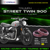 Fork Dust Seals Pair For Triumph Street Twin 900 (2019-2022) - CPD57-107 - CRANK1
