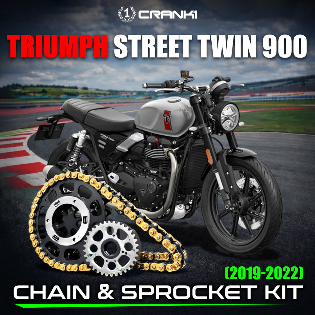 Chain And Sprocket Kit For Triumph Street Twin 900 (2019-2022) - CRANK1