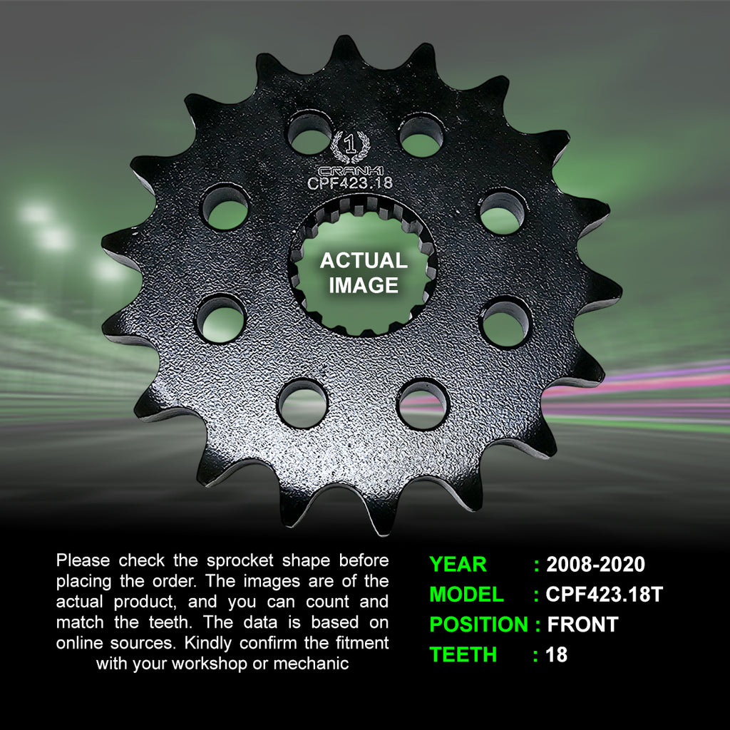 Sprocket For Suzuki Hayabusa (2008-2020) - Front - CPF423.18T - CRANK1