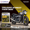 Ceramic Brake Pads For Triumph Street Twin 900 (2019) - Rear - CRM043/2 - 1 Set - CRANK1