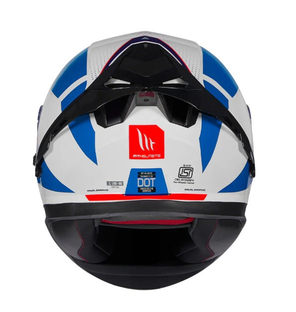 MT Thunder 3 SV Pro Arual A0 Gloss White Blue Red