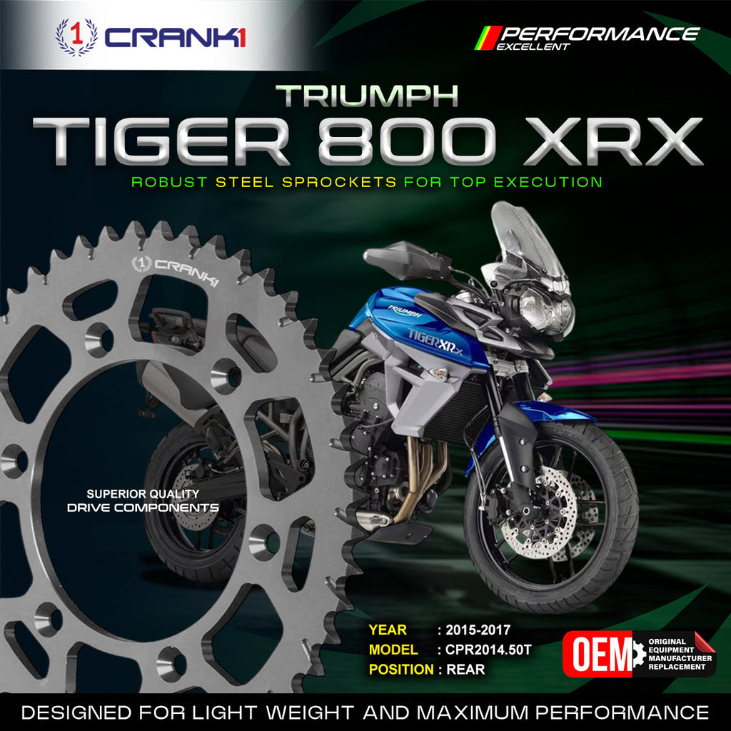 Sprocket For Triumph Tiger 800 XRX (2015-2017) - Rear - CPR2014.50T - CRANK1
