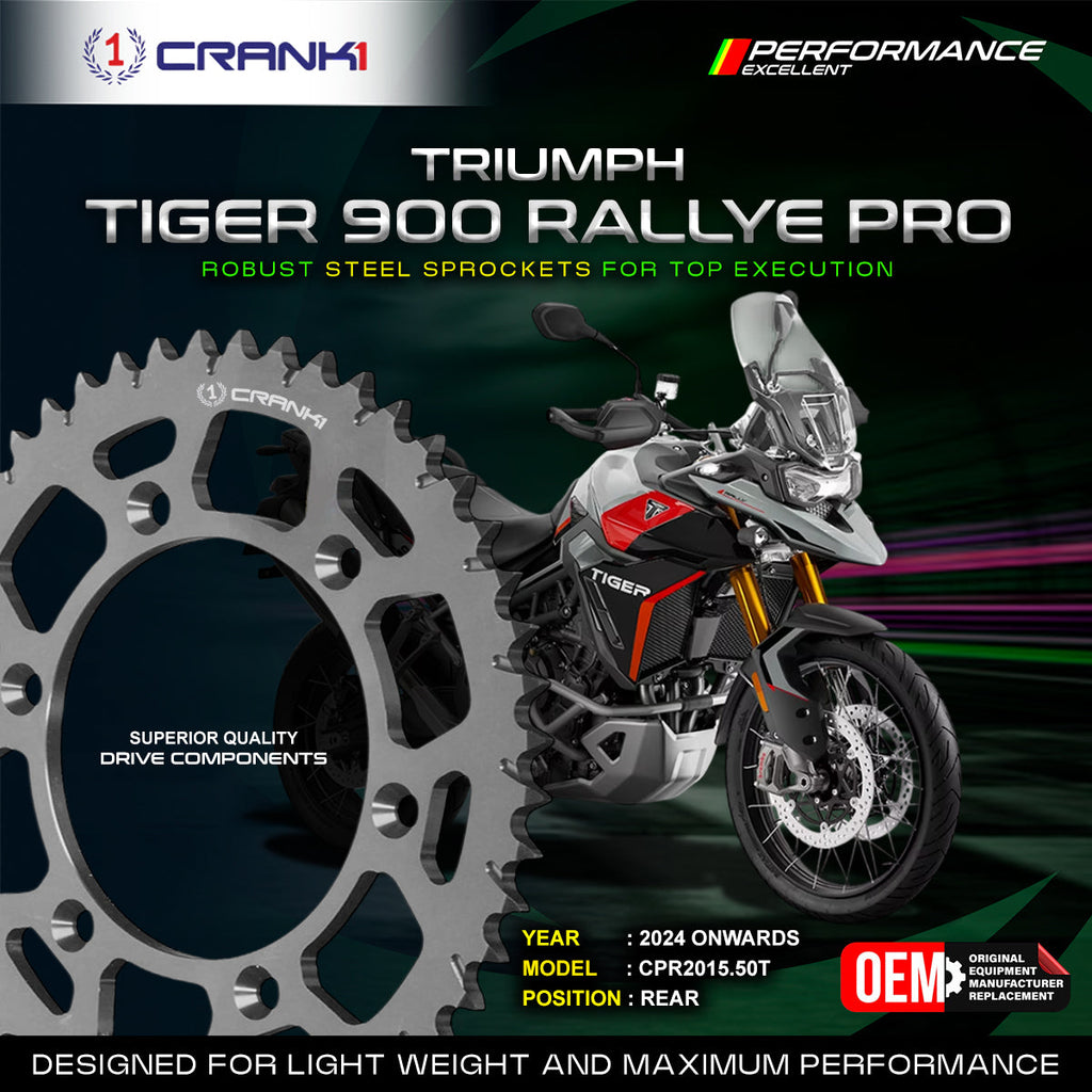 Sprocket For Triumph Tiger 900 Rally Pro (2024 Onwards) - Rear - CPR2015.50T - CRANK1