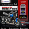 Carbon Brake Pads For Triumph Trident 660 (2021 Onwards) - Rear - CFB041 - 1 Set - CRANK1