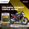 Ceramic Brake Pads For Triumph Street Triple 675R - Front - CRM1309 - 2 Sets - CRANK1